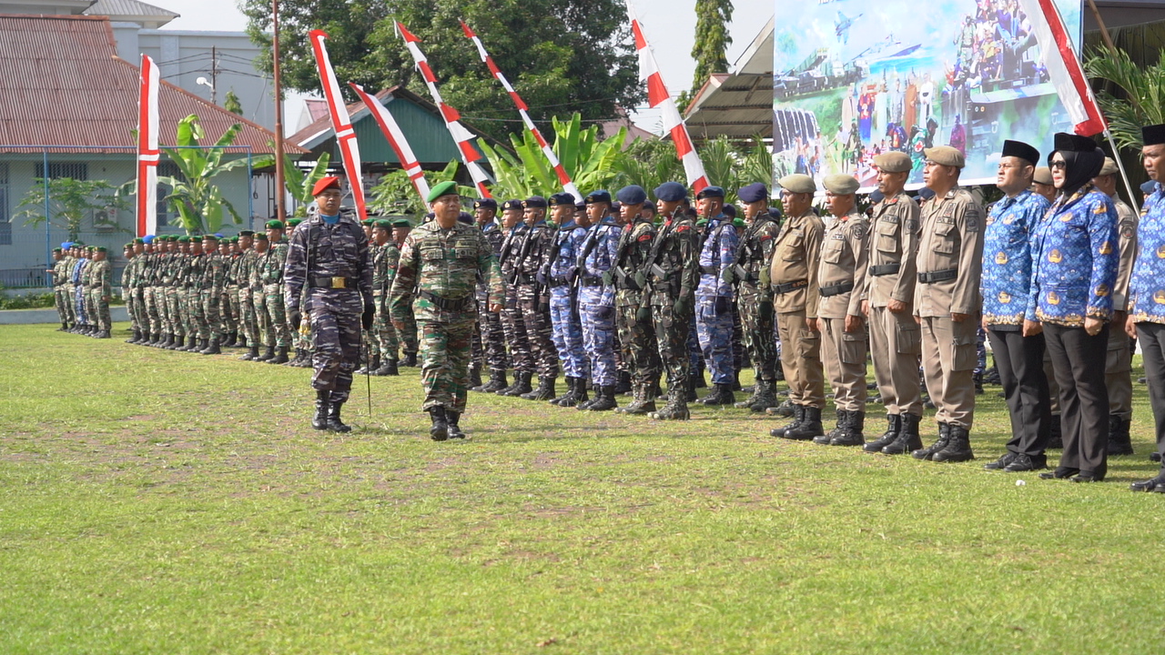 Solid dan Bersinergi, TNI Maluku Utara Gelar Upacara HUT ke-80 di Lanal Ternate