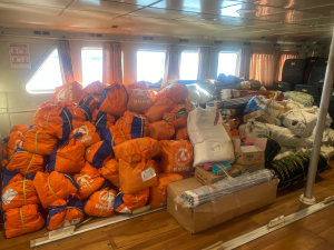 BNPB Salurkan Bantuan Logistik dan Peralatan Via Jalur Laut ke 5 Lokasi di Aceh