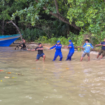 Respon Cepat Polairud Marnit Pulau Obi Evakuasi Delapan Korban Tenggelamnya Longboat di Perairan Pulau Obi