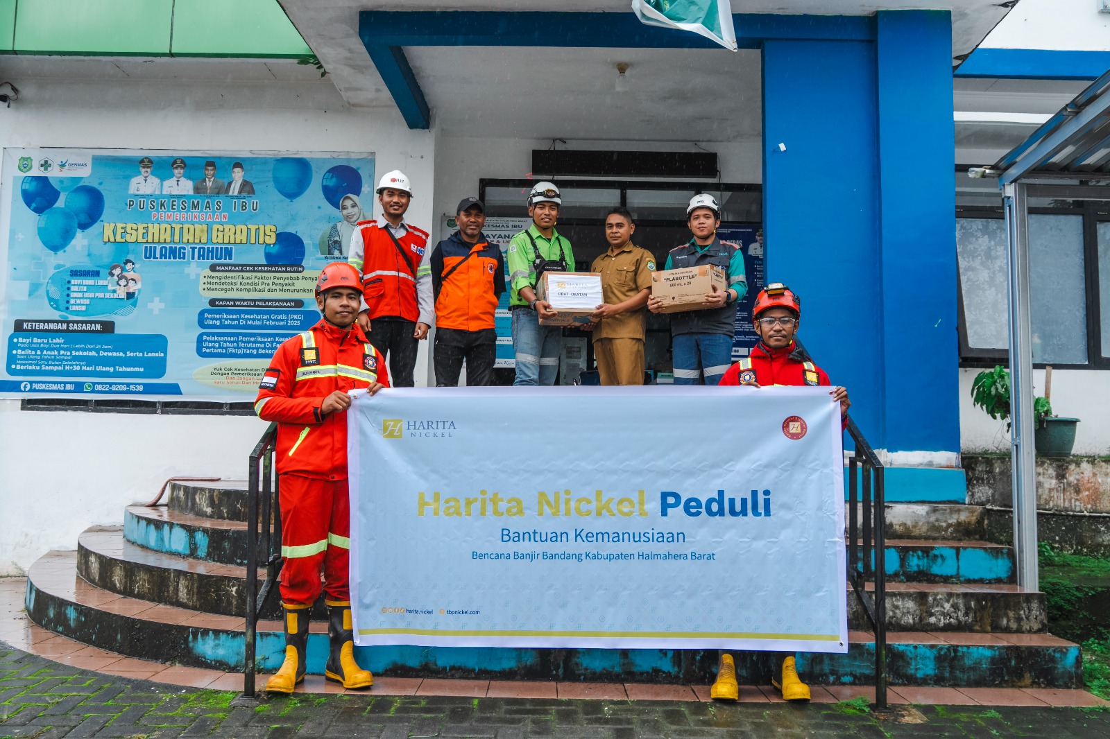 Banjir Halmahera Barat: Harita Nickel Kirim Bantuan Logistik serta Terjunkan Emergency Response Team