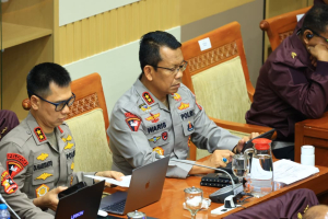 Kapolda Malut Ikuti Rapat Kerja Komisi III DPR RI Bahas Reformasi Polri