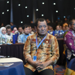 Kepala Baperida Dampnggi Sekda Halteng Hadiri Acara Rakornas Keuangan Daerah